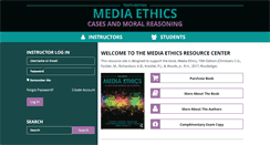 Desktop Screenshot of mediaethicsbook.com