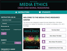 Tablet Screenshot of mediaethicsbook.com